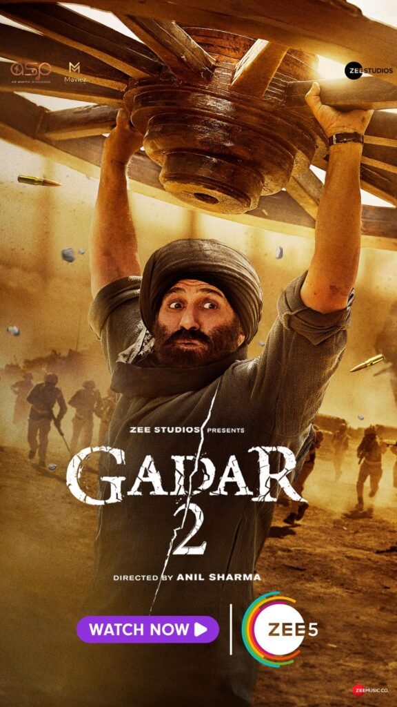 Gadar 2 (2023) Hindi 720p + 1080p + 2160p 4K ZEE5 WEB-DL x265 10bit HEVC DDP 5.1