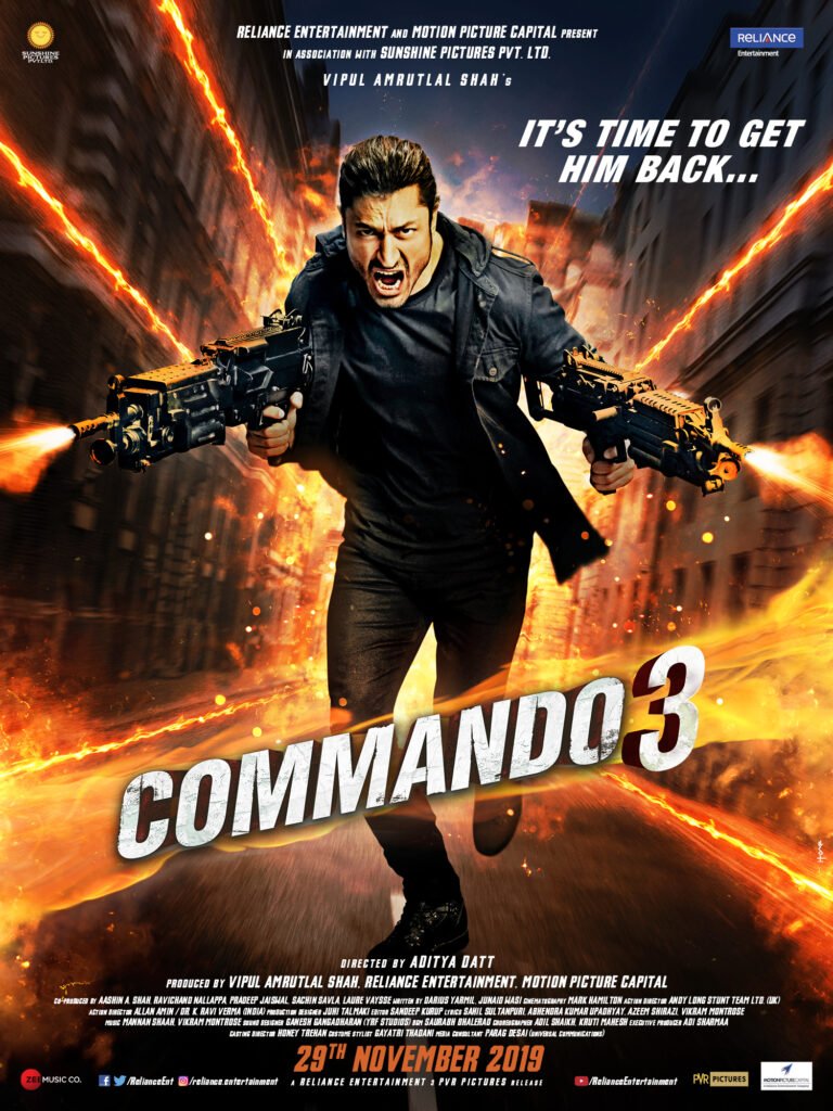 Commando 3 (2019) Hindi 720p + 1080p WEBRip x265 10bit HEVC / x264