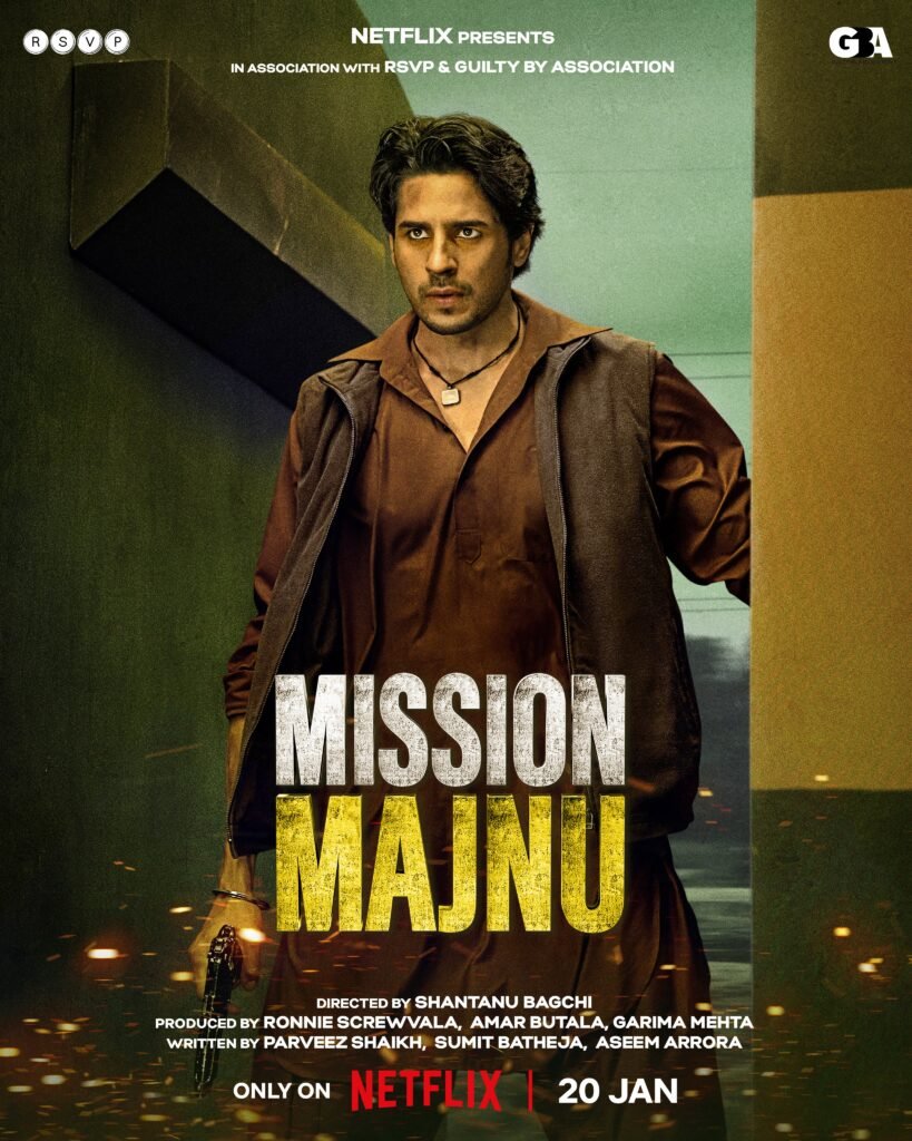 Mission Majnu (2023) 720p + 1080p NF WEB-DL x265 10bit HEVC Multi Audio [Hindi + English + Tamil + Telugu] DDP5.1