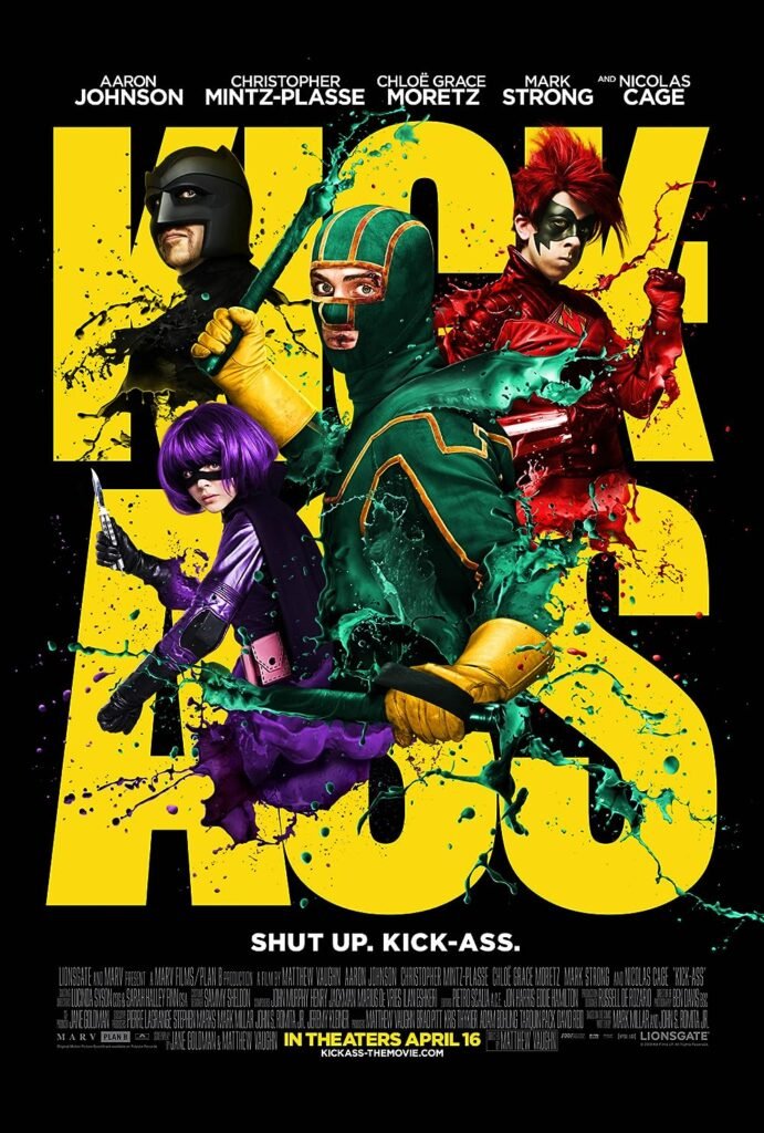 Kick-Ass (2010) 720p + 1080p + 2160p 4K BluRay x265 10bit HEVC English DTS-HDMA TrueHD Atmos 7.1 ESub