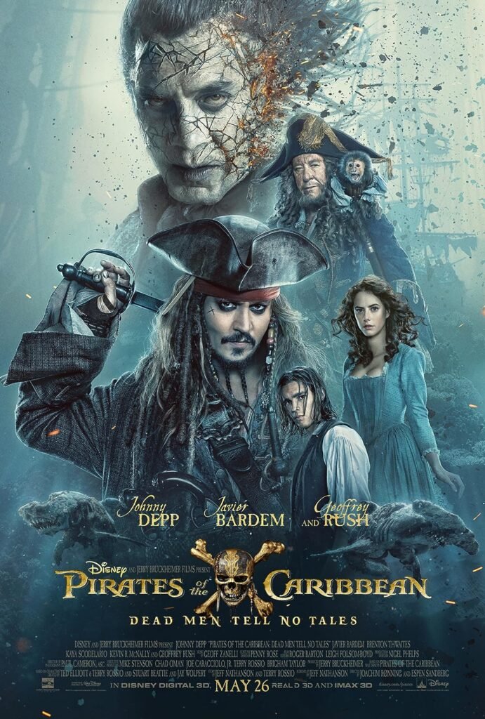 Pirates of the Caribbean Dead Men Tell No Tales (2017) 720p + 1080p + 2160p 4K Dual Audio [Hindi + English]