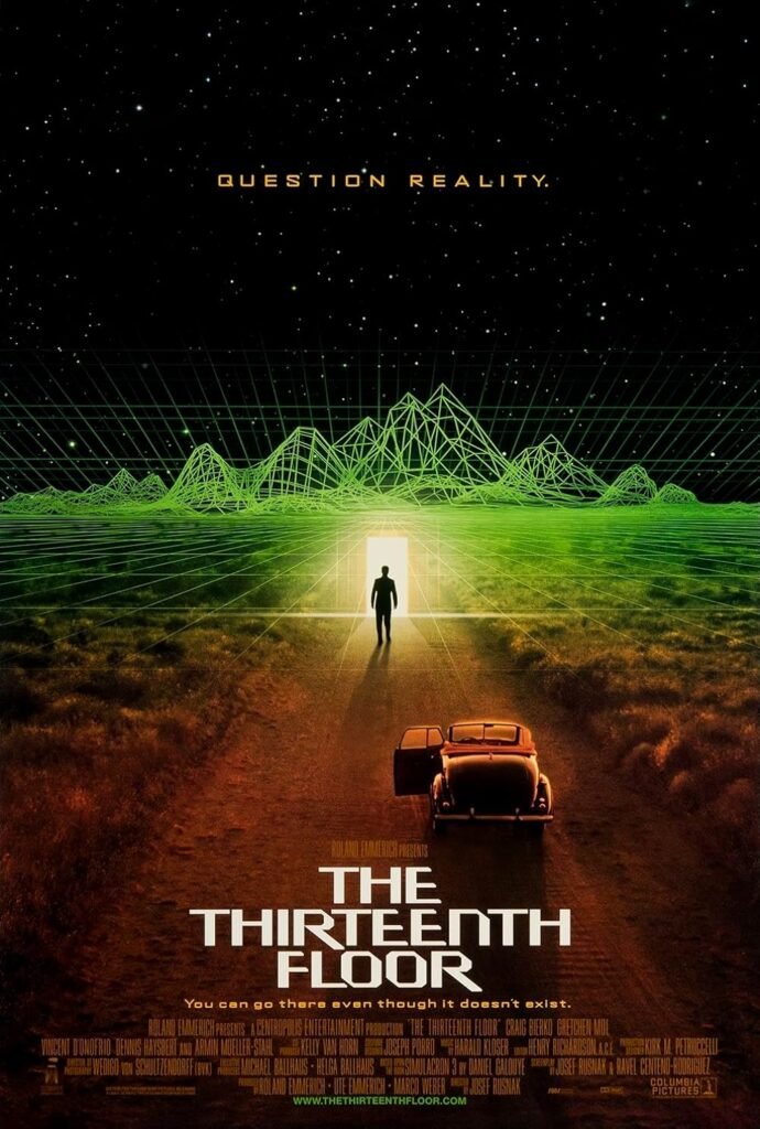 The Thirteenth Floor (1999) 720p + 1080p BluRay x265 10bit HEVC [Org Hindi DD 2.0 ~ 256Kbps + English TrueHD 5.1] ESub