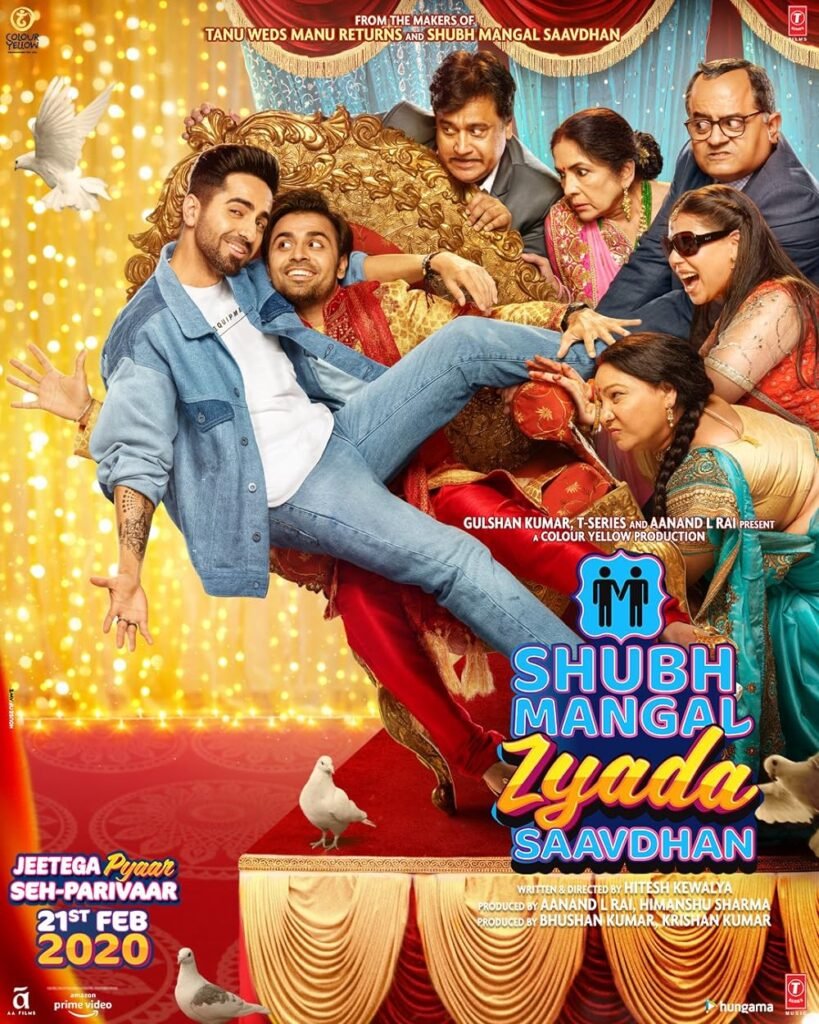 Shubh Mangal Zyada Saavdhan (2020) Hindi 720p + 1080p + 2160p 4K AMZN WEB-DL x265 10Bit HEVC DDP 5.1 ESub